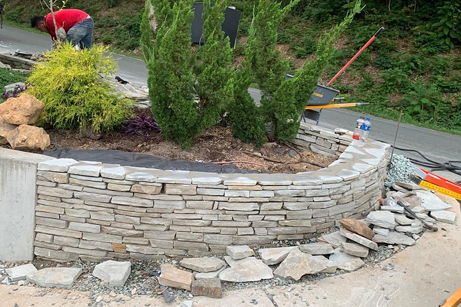 Retaining Wall Construction